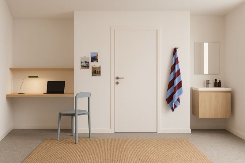 Moderne studentenstudio bij Jackey – keuze uit kamer of studio