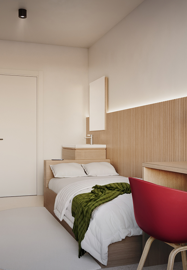 Studentenkot Gent centrum – The Arch, Martelaarslaan 250